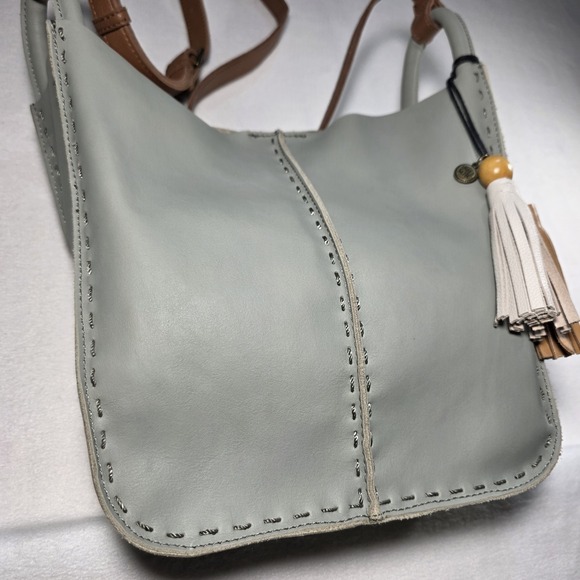 The Sak Purse Los Feliz Hobo Shoulder Bag Leather Meadow Slouchy Tote NWOT - Picture 3 of 16